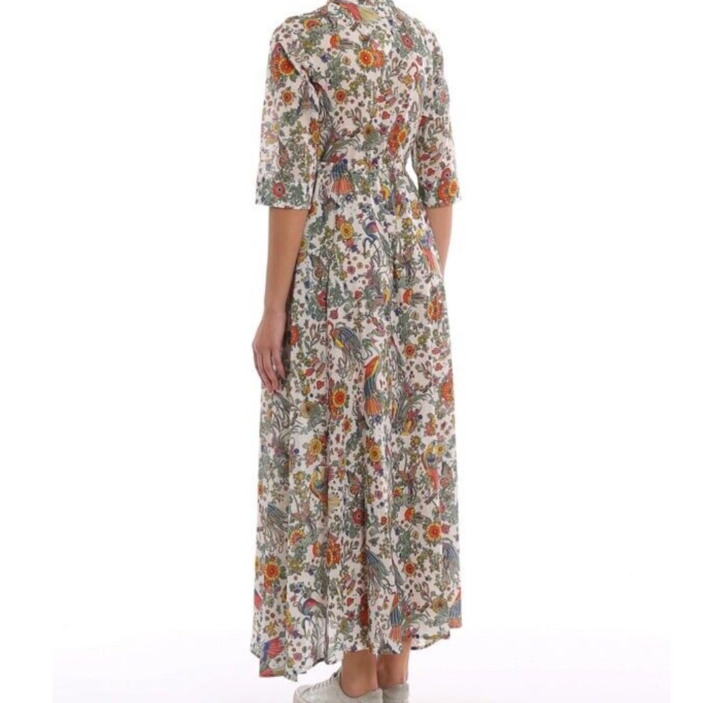 Tory Burch Printed ShirtDress Dress XS Promised Land Cover Up $448 - Picture 8 of 9